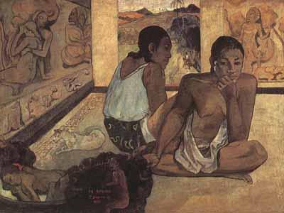 Paul Gauguin Le Repos (mk07) Sweden oil painting art